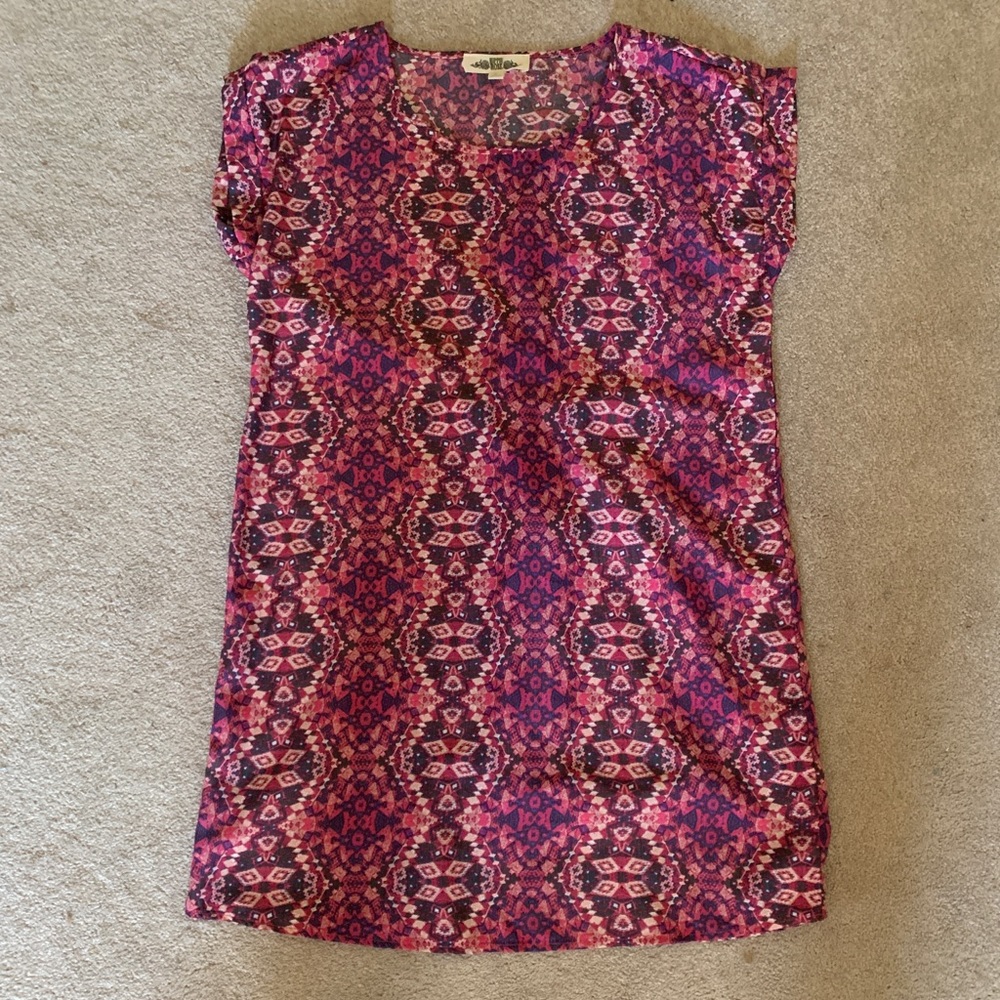 mini patterned dress